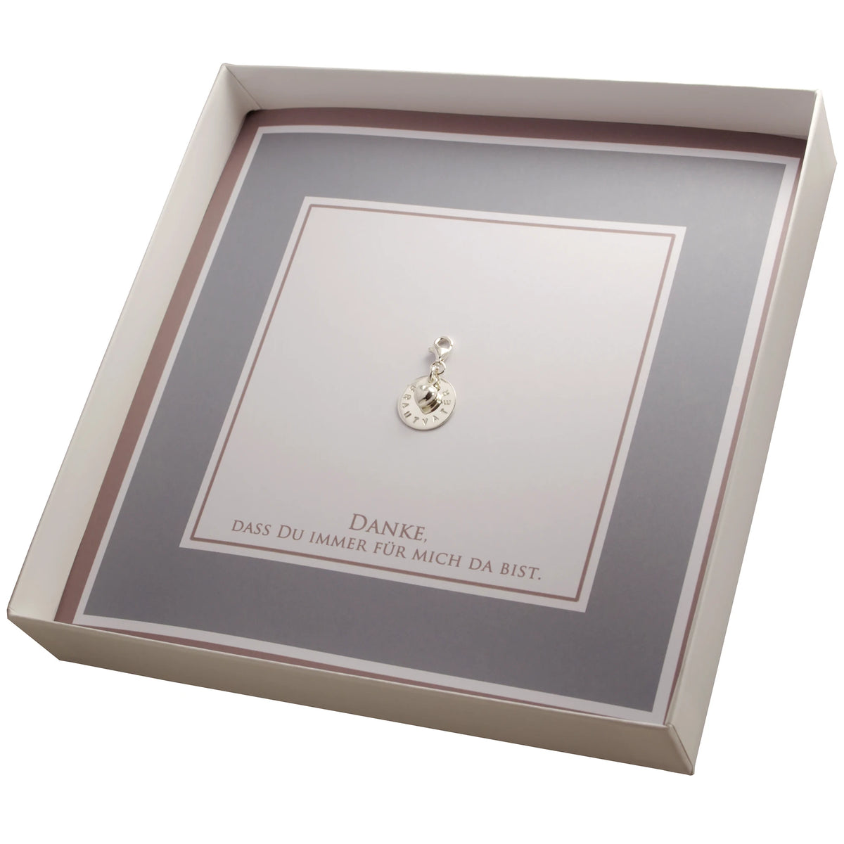 Hochzeitsgeschenk für den Vater der Braut: Herz-Anhänger aus 925 Silber mit persönlicher Gravur.