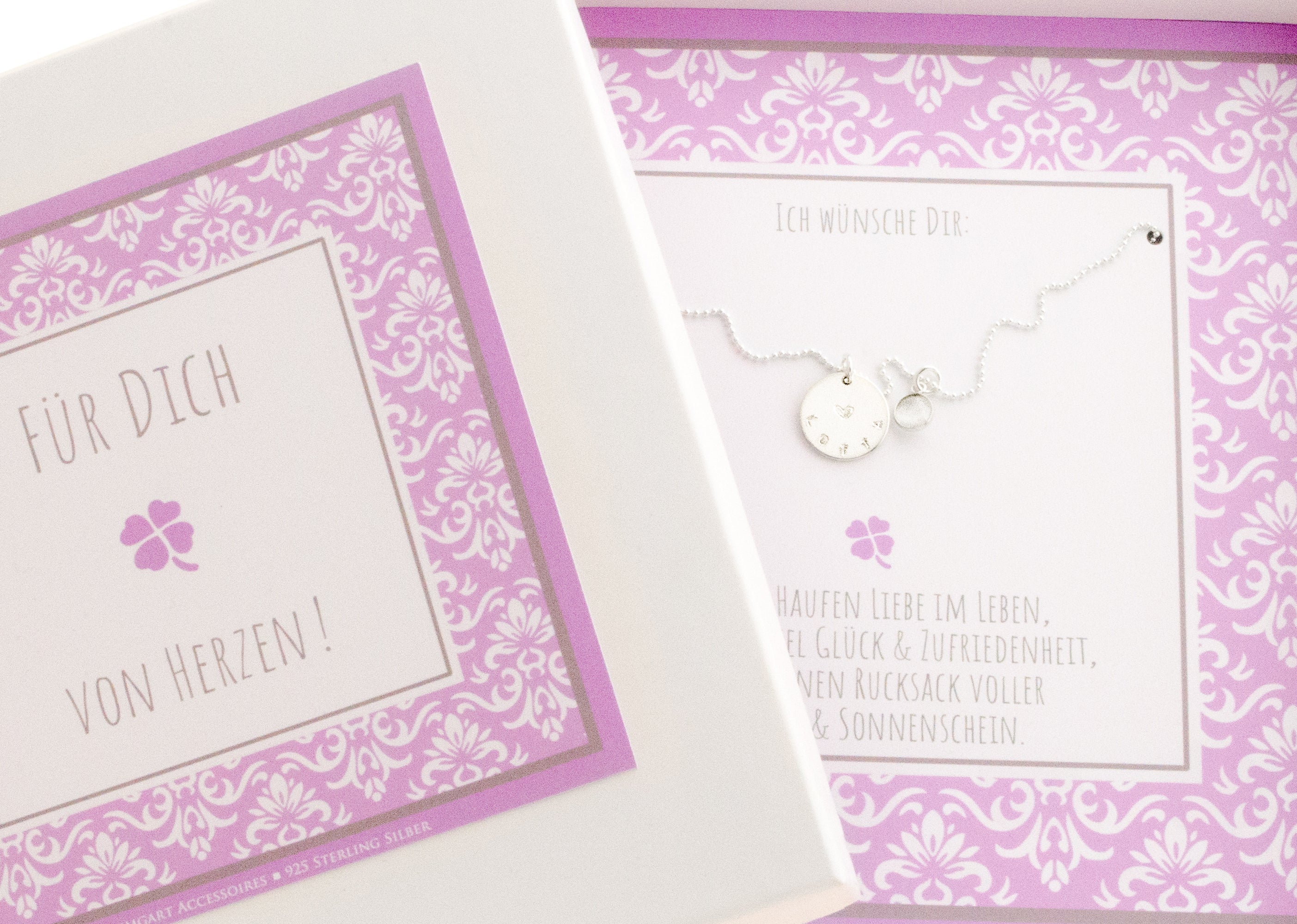 Namenskette LOTTA 925 Silber personalisierte Geschenkbox