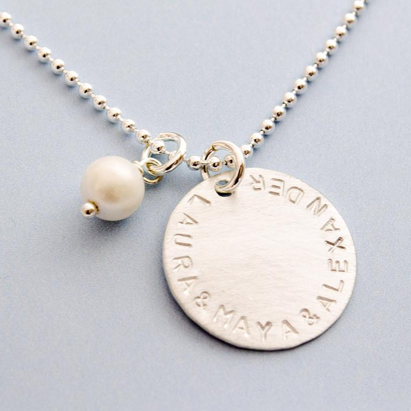 NAMENSKETTE PERLE 925 Silber