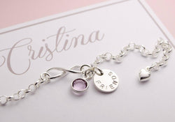 FRIENDS Armband Infinity 925 Silber